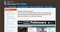Desktop Screenshot of mancrushes.com