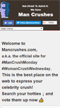Mobile Screenshot of mancrushes.com